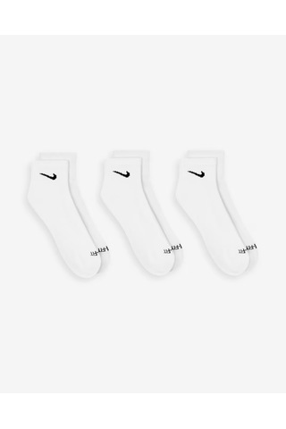 Nike Everyday Plus Destekli Antrenman Bilek Çorapları 3 Çift Beyaz Sx6890-100