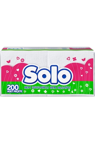 Solo Peçete 200'lü Solo Peçete 200'lü