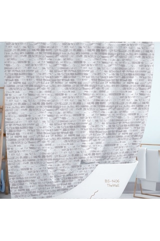 Jackline Duş Perdesi 1406 Model Çift Kanat 2X110X200Cm Çok Renkli