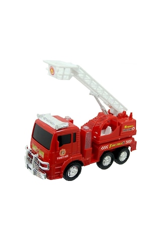 25 CM Sesli ve Işıklı Çarp Dön Oyuncak Itfaiye Aracı 7720