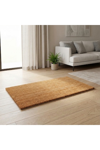 Ekol Pvc Tabanlı Düz Koko Paspas 21ek Kahverengi 33 x 60 CM
