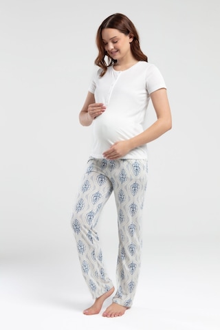 Arnetta Kadın Krem Pijama Takımı Ar3256-s-v1