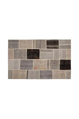 Lima Gri Krem Patchwork Halı 120x180 Diğer
