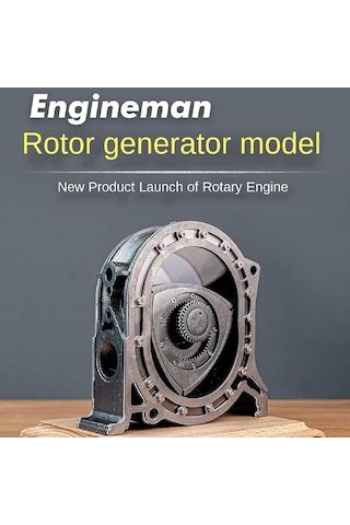 Rotary Motor Simülasyonu Dıy Model Kit Metal Mekanik Motor