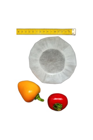 White Guard 40'lık Paket 12 Cm Beyaz Tek Kullanımlık Kavanoz Bonesi Sirke Yap Bonesi