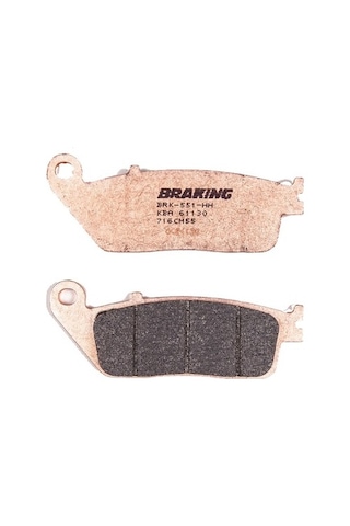 Braking 716cm55 2013-2016 Kawasaki Z 800 E Abs Siz Uyumlu Ön Fren Balatası Sinterli Balata 57782484