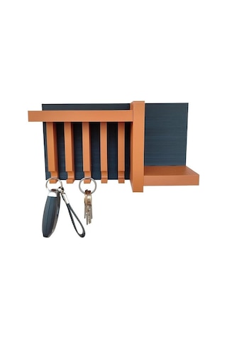 Anahtarlık Askısı 13 X 24 Cm Duvar Süsü Plastik Beyaz