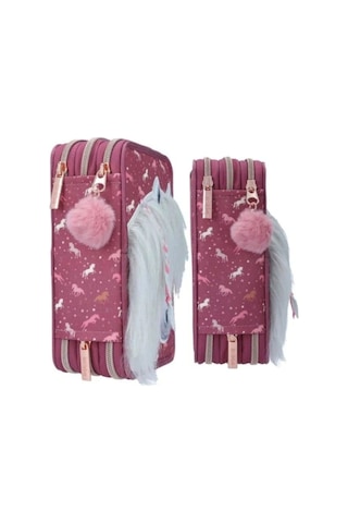Agt Topmodel Miss Melody Triple Pencil Case Horses