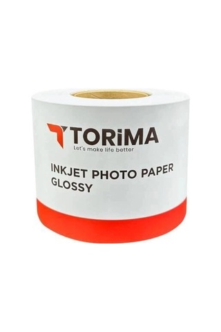 Torima İnkjet Fotoğraf Kağıdı 12.7x65 Metre Parlak Dx100 Belge Basımı Kağıt Rulo Görsel Baskı
