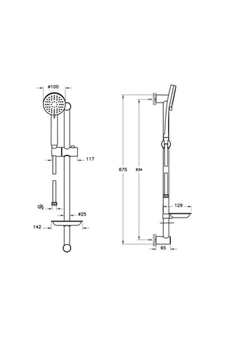 Ergonomik Tasarıma Sahip Krom Sürgülü El Duşu Takımı İle Temizlik Kolaylığı 6998