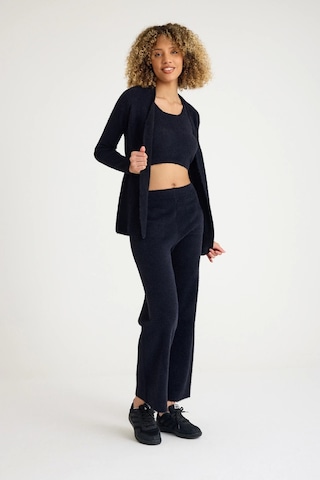 Allys Pantolon-crop-hırka Takım Siyah