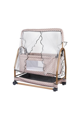 Babydoor Rocco Plus Sallanabilir Bebek Beşiği Sepet Beşik 50x90cm 001