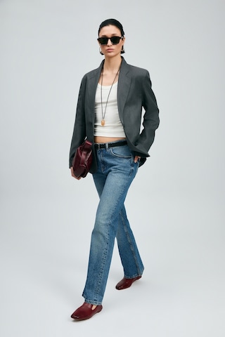 Lufian Amber Kadın Denim Bootcut Fıt- Yüksek Bel Mavi Mavi 121200008100300