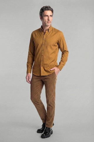 Bisse Casuel Regular Fit Spor Pamuk Hardal Erkek Gömlek Gmgbr2023001 D19 Hardal