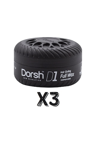 Dorsh Saç Şekillendirici Wax Full Wax D1 150 Ml 3 Adet