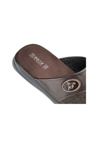 Muya Hector Anatomik Taban Erkek Ev Terliği Kahverengi