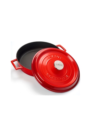 Lava Trendy Döküm Çok Amaçlı Yayvan Tencere Çap 28 CM