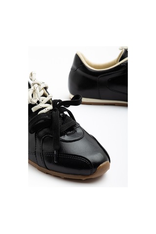 Daxtors Rs05 Günlük Ortopedik Kadın Sneaker Spor Ayakkabı Siyah