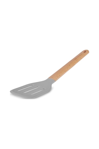 Karaca x Refika Gadgets Ahşap Saplı Silikon Oluklu Spatula