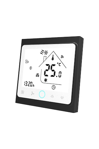 Ranyeek Bac-002alw Wi-fi Klima Termostati, Dış Siyah İç Beyaz, Ntc Sensörlü, 5-35 C Ayar Aralığı, Pil Dahil Değil
