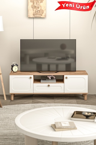 Bohem Tv Ünitesi 150 Cm Mdf Kapak Beyaz