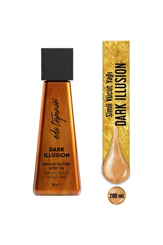 Eda Taşpınar Dark Illusion Bronz Işıltı Simli Vücut Yağı 200 ML