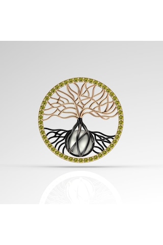 Canlı Istiridyede Sitrin Yaşam Inci Kolye Aaa Kalite Akoya