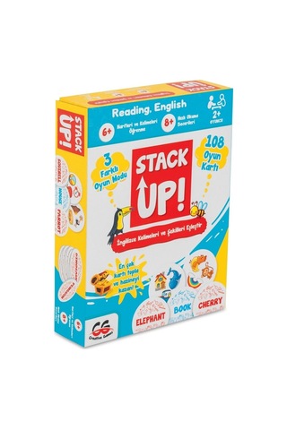 Stack Up! İngilizce Kelime ve Şekil Kutu Oyunu