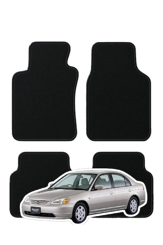 Honda Civic 7. Nesil 2000-2005 Özel Kesim Tam Uyumlu Lüx Oto Halı Paspas , Honda Paspas , Honda Halı Paspas , Civic Paspas , Honda Civic Paspas , Honda Civic Halı Paspas , Honda Civic Paspas