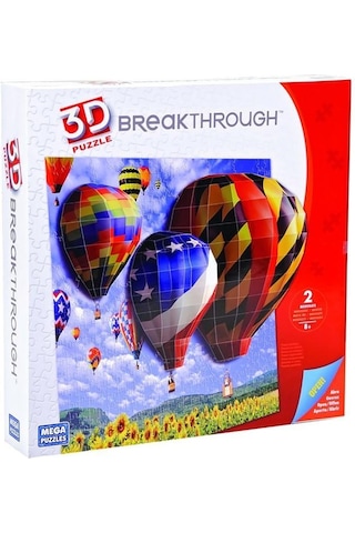 Mega Puzzles 200 Parça 3d Puzzle Breakthrough Balonlar