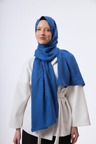 Mirsoy Scarf Velora Modern Desen Şal Mavi