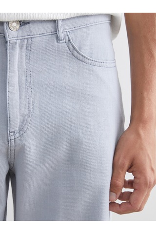 Lcw Jeans Mavi Standart Kalıp Erkek Jean Şort