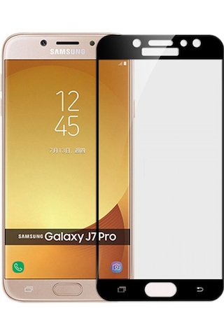 Helt Samsung Galaxy J701 J7 Core Uyumlu Ön Koruma Nano Ekran Koruyucu - Siyah