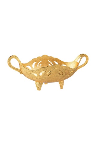 Desenli Ayaklı Gondol Altın