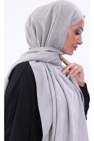 Valentino Orlandi Alia Şal - Yeni Dama Desenli - Gümüş 10158764