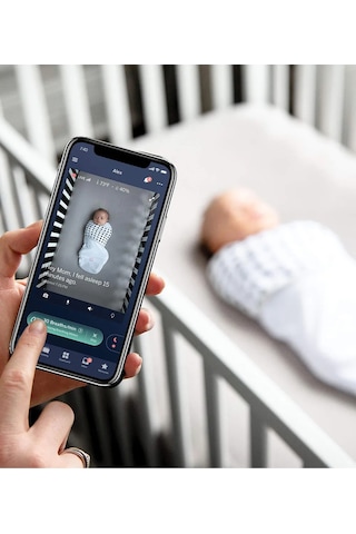 Nanit Pro Akıllı Bebek Kamerası Ve Duvar Aparatı 1080p, Uyku Ve Nefes Takibi, Wi-fi Dedektörler