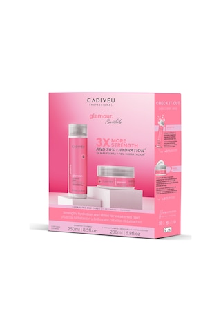 Zayıf Ve Cansız Saçlar İçin Güçlendirici Ve Nemlendirici Bakım Essentials Glamour Ev Bakım Seti