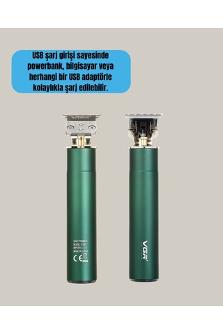 Usb Hızlı Şarjlı 3 Saat Kullanımlı Saç Kesme Makinesi -