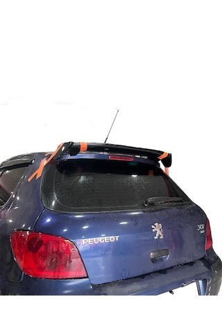 Peugeot 307 2000 - 2009 Üniversal Plastik Spoiler