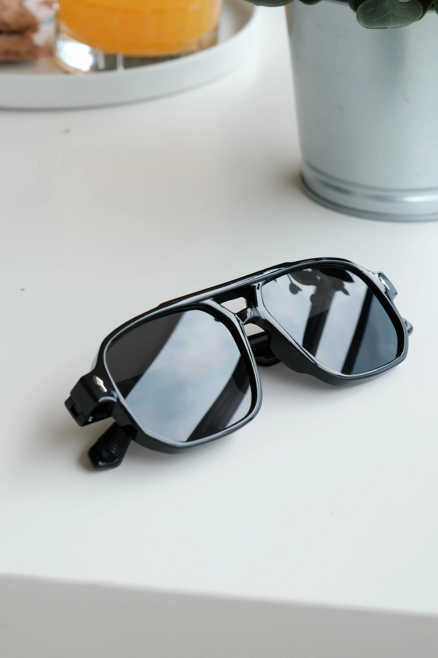 Royal Eyewear Re1009 Siyah Güneş Gözlüğü Siyah - Mavi