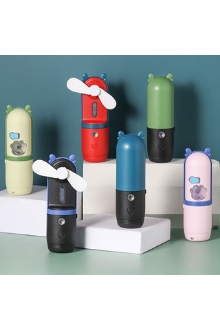 Usb Şarj Mini Fan Elde Taşınabilir Taşınabilir Soğutma Sevimli Fan Renk Stili 6438 Beyaz