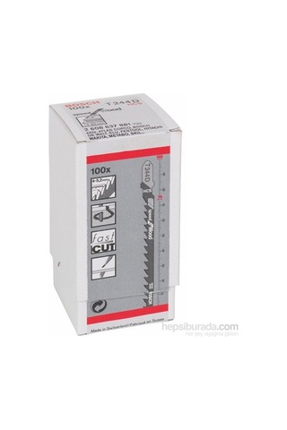 Ahşap İçin Hızlı Kesim Testeresi Bıçağı, 100'lü Paket