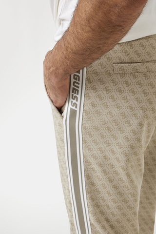 Guess Logolu Erkek Eşofman Altı Bej