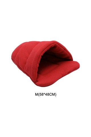 Leezsing Pet Kedi Köpek Uyku Tulumu Sıcak Ve Yumuşak Köpek Yatağı Diz Yuvası Pet Yuva Pet Uyku Yastığı