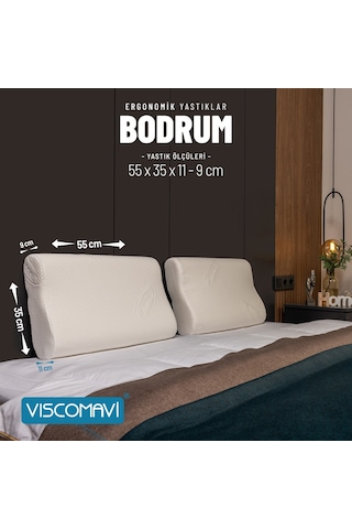 Viscomavi Bodrum Ergonomik Visco Yastık