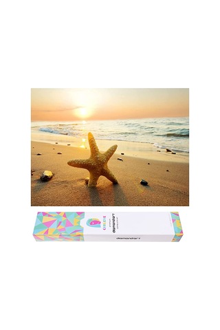 Denizyıldızı Sticker Çerçevesiz 90x110 Sayılarla Boyama Hobi Seti