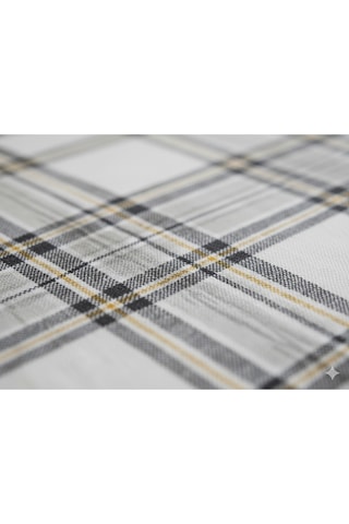 Makiteks %100 Pamuklu Ekose Çizgili 120x200+50x70 Cm Tek Kişilik Lastikli Çarşaf Takımı Çok Renkli