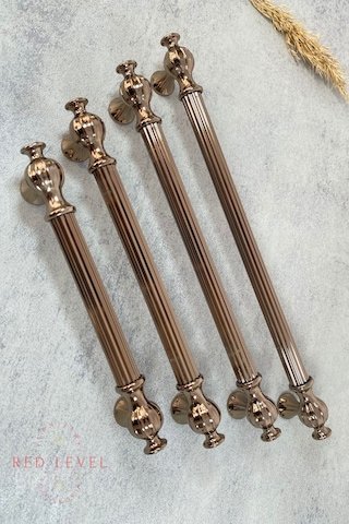Hitit 128 Mm Bronz Modern Metal Kulp Modelleri Lüks Country Mutfak Dolap Çekmece Mobilya Kulbu Bronz