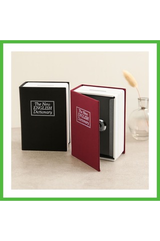 Vaveni Kitap Modeli Kilitli Kasa 180x115x55 Mm - Gizli Kumbara Arz