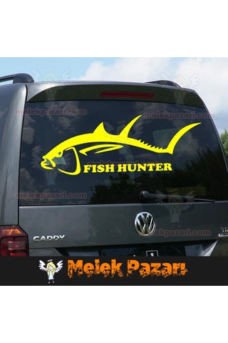 Balık Avcısı, Fish Hunter Avcılık Araba Sticker